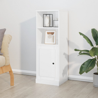 vidaXL Highboard High Gloss White 36x35.5x103.5 cm Engineered Wood