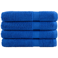 vidaXL Premium Towels "SOLUND" 4 pcs Blue 100x200 cm 600 gsm