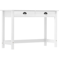 vidaXL Console Table Hill with 2 Drawers 110x45x74 cm Solid Pine Wood