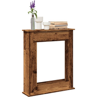 vidaXL Fireplace Surround Old Wood 75x20x87.5 cm Engineered Wood