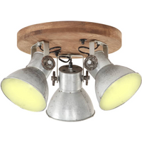 vidaXL Industrial Ceiling Lamp 25 W Silver 42x27cm E27