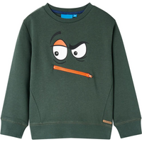 Kids' Sweatshirt Dark Green 104