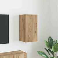 vidaXL TV Wall Cabinet Artisian Oak 30 x 31 x 60 cm Engineered Wood