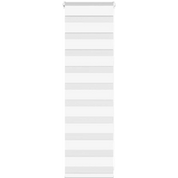 vidaXL Zebra Blind White 50x100 cm Fabric Width 45.9 cm Polyester