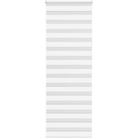 vidaXL Zebra Blind White 75x200 cm Fabric Width 70.9 cm Polyester