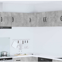 vidaXL Kitchen Cabinet Concrete Grey 57 x 57 x 40 cm Engineered Wood