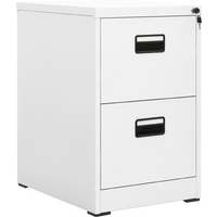 vidaXL Filing Cabinet White 46x62x72.5 cm Steel