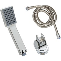 vidaXL Handheld Shower Head with 1.5 m Hose Chrome