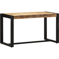 vidaXL Bench 80x35x45 cm Solid Rough Wood Mango