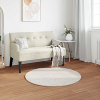 Anti-Slip Faux Rabbit Fur Rug Olite Cream Ø Polyester