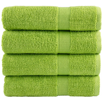 vidaXL Premium Shower Towels SOLUND 4 pcs Apple Green 70x140 cm 600 gsm