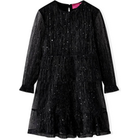 Kids' Dress with Long Sleeves Black 92