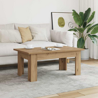 vidaXL Coffee Table Artisan Oak 100x60x42 cm Engineered Wood