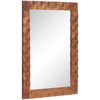 vidaXL Bathroom Mirror Acacia Brown Finish 50 x 70 x 2.5 cm