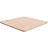 vidaXL Square Table Top 50x50x1.5 cm Untreated Solid Wood Oak