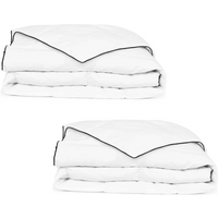vidaXL Winter Down Duvet 2 pcs 150x200 cm