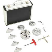 vidaXL Self-centering Wood Chuck Set for 3.75 Inch Steel