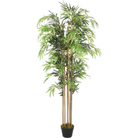 vidaXL Artificial Bamboo Tree 1605 Leaves 180 cm Green