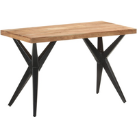 vidaXL Dining Table 120x60x76 cm Solid Acacia Wood
