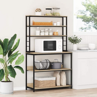 vidaXL Kitchen Shelf Sonoma Oak 100 x 40 x 168 cm Engineered Wood