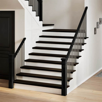 Stair Treads Dark 110x25x2 cm Solid Wood Oak