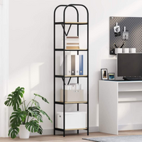 vidaXL Bookshelf Sonoma Oak 40 x 30 x 183 cm Engineered wood