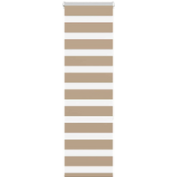 vidaXL Zebra Blind Sand Brown 40x150 cm Fabric Width 35.9 cm Polyester