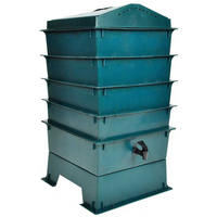 vidaXL 4-Tray Worm Factory 42x42x60 cm