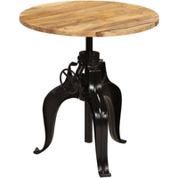 vidaXL Bar Table Solid Mango Wood 75x(76-110) cm