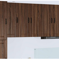 vidaXL Kitchen Cabinet Brown Oak 60 x 31 x 80 cm Engineered Wood