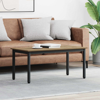 vidaXL Coffee Table Artisian Oak 100 x 50 x 45 cm Engineered Wood