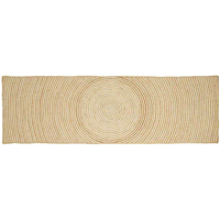vidaXL Rug Natural and White 60 x 250 cm Jute