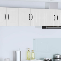 vidaXL Kitchen Cabinet 2 pcs High Gloss White 30 x 31 x 40 cm