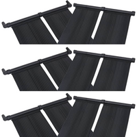 vidaXL Solar Pool Heater Panel 6 pcs 80x310 cm