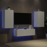 TV Wall Cabinets with LED Lights