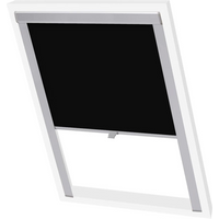 vidaXL Blackout Roller Blinds Black M06/306