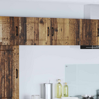 vidaXL Kitchen Cabinet 2 pcs Old Wood 50 x 31 x 40 cm Engineered Wood