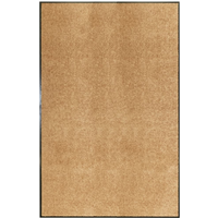 vidaXL Doormat Washable Cream 120x180 cm