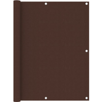 vidaXL Balcony Screen Brown 120x500 cm Oxford Fabric