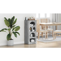 vidaXL Sideboard Grey Sonoma 40 x 35 x 100.5 cm Engineered Wood