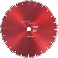 vidaXL Diamond Cutting Disc with Turbo Steel 350 mm