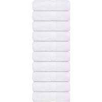 vidaXL Guest Towels "FROGN" 10 pcs White 30x50 cm 360 gsm