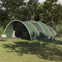 vidaXL Tunnel Tent 8-Person with Roof Green 710 x 460 x 245 cm