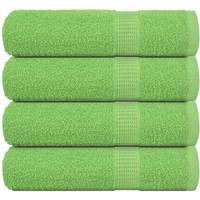 vidaXL Shower Towels "FROGN" 4 pcs Apple Green 70x140 cm 360 gsm