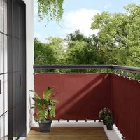 vidaXL Balcony Screen Terracotta 90x1000 cm 100% Polyester Oxford