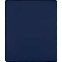 vidaXL Jersey Fitted Sheet Navy Blue 180x200 cm Cotton
