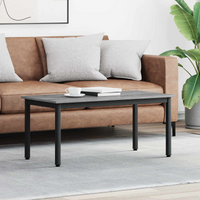 vidaXL Coffee Table Grey Sonoma 100 x 50 x 45 cm Engineered Wood