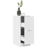 vidaXL Apothecary Cabinet White 30x41x77.5 cm Engineered Wood