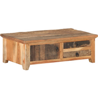 vidaXL Coffee Table 90x50x31 cm Solid Reclaimed Wood