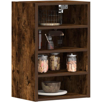 vidaXL Hanging Cabinet Riga Smoked Oak 40x29.5x60 cm Engineered Wood